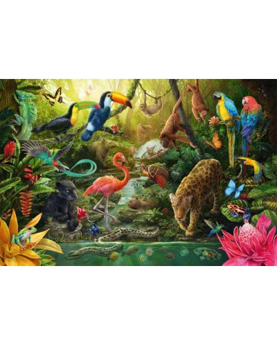 Παζλ Schmidt 150 κομμάτια - Κάτοικοι της ζούγκλας - 2